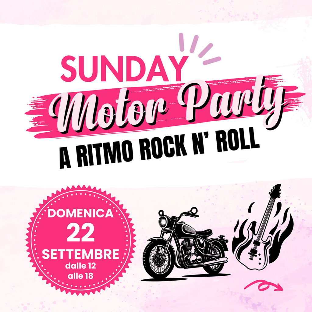 SUNDAY MOTOR PARTY
Un pomeriggio a ritmo Rock n’ Roll con la partecipazione del Club @steelrosesmcbiella
